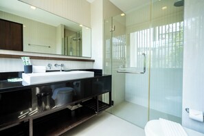Comfort Townhome, Patio | Bathroom | Slippers
