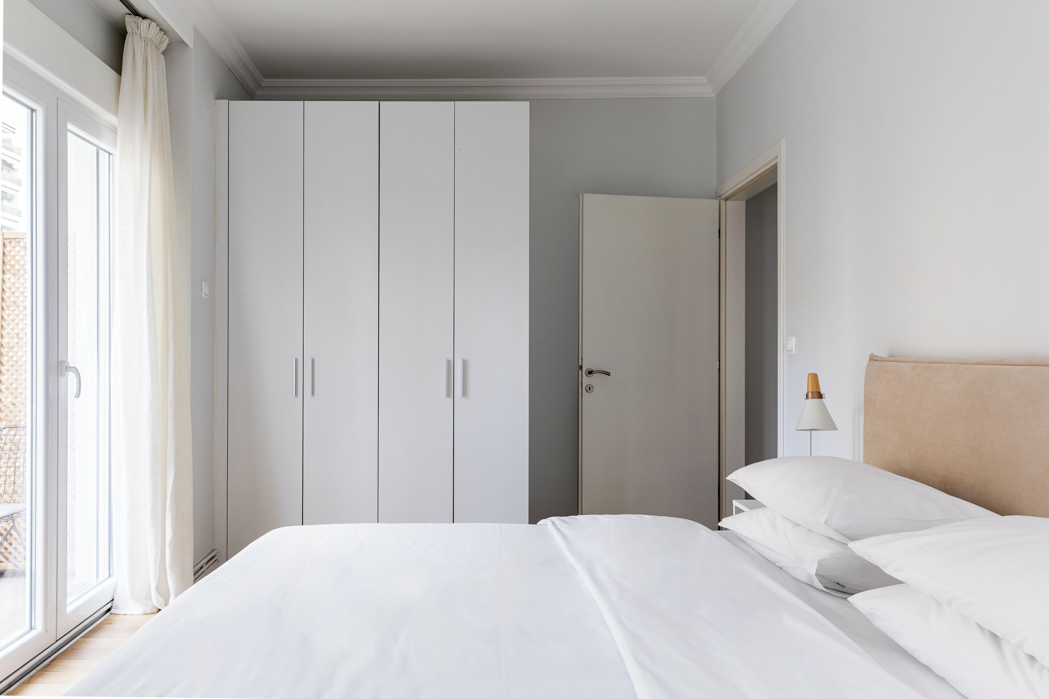 Apartment, 2 Bedrooms, Balcony, City View | Blackout drapes, soundproofing, iron/ironing board, WiFi (free)