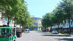 Stadsuitzicht vanuit accommodatie