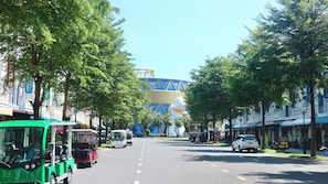 Stadsuitzicht vanuit accommodatie