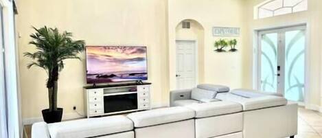 Smart TV, video games, foosball, table tennis