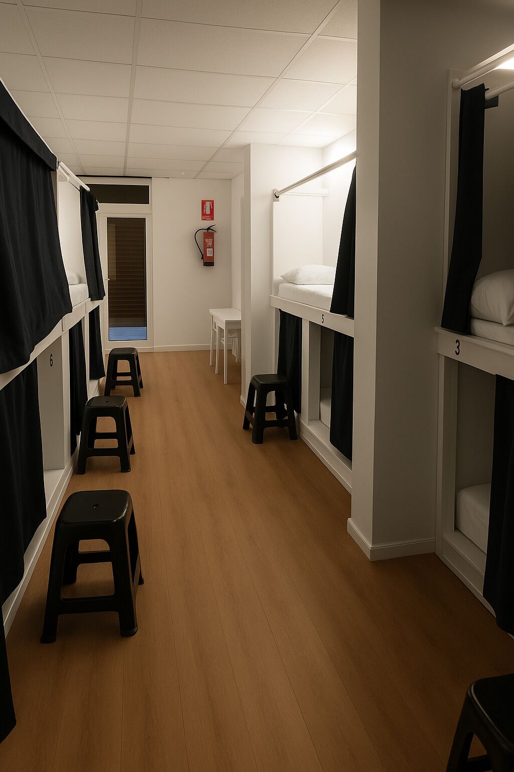 Shared Dormitory (5 Bunk Beds)