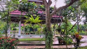 Kamar Standar, patio, pemandangan kebun | Pemandangan taman