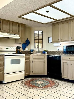 Fridge, microwave, stovetop, dishwasher - Beachfront Expansive Balcony! Seaside Escape DOGS (South Padre Island)