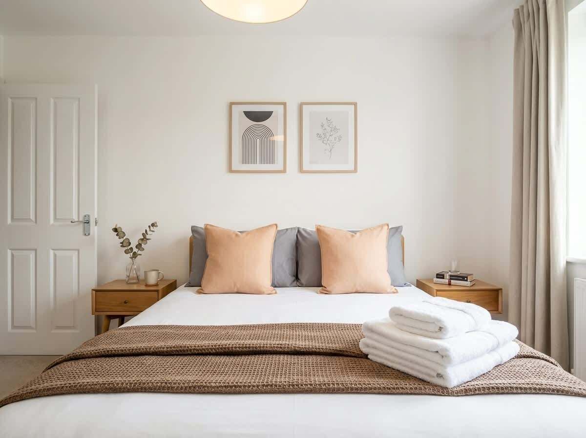 1 bedroom, desk, iron/ironing board, WiFi