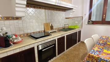 Fridge, microwave, electric kettle, highchair