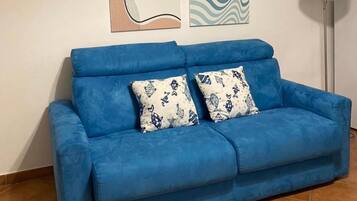 Comfort-Maisonette, Stadtblick | Wohnbereich