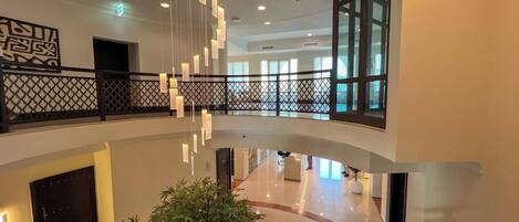 Interior entrance