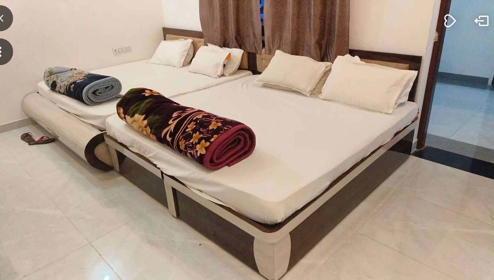 Rollaway beds, free WiFi, bed sheets