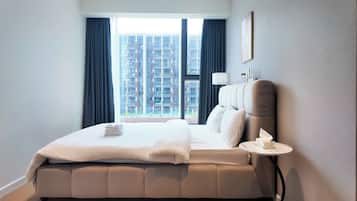 อพาร์ทเมนท์, 2 ห้องนอน | โต๊ะทำงาน, พื้นที่ทำงานแบบใช้แล็ปท็อป, Wi-Fi ฟรี
