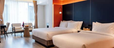 Superior Suite, Multiple Beds, Non Smoking | Premium bedding, soundproofing, iron/ironing board (on request)