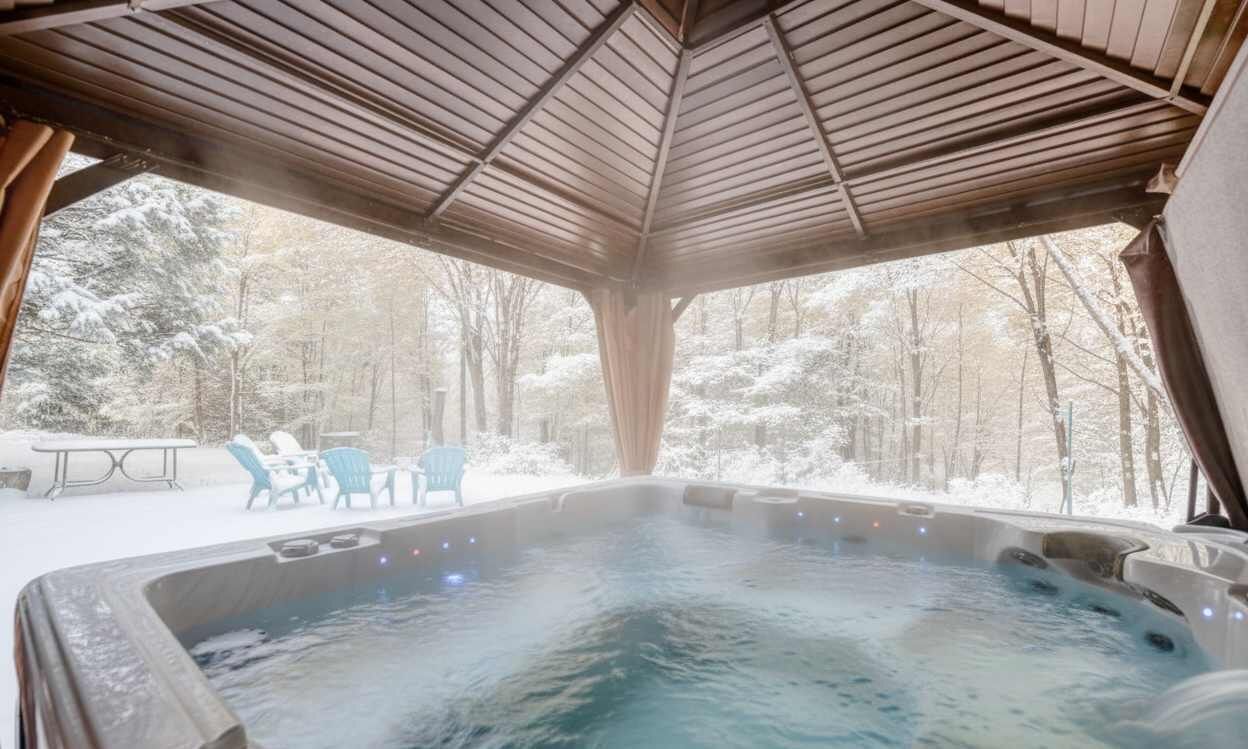 Bain à remous extérieur