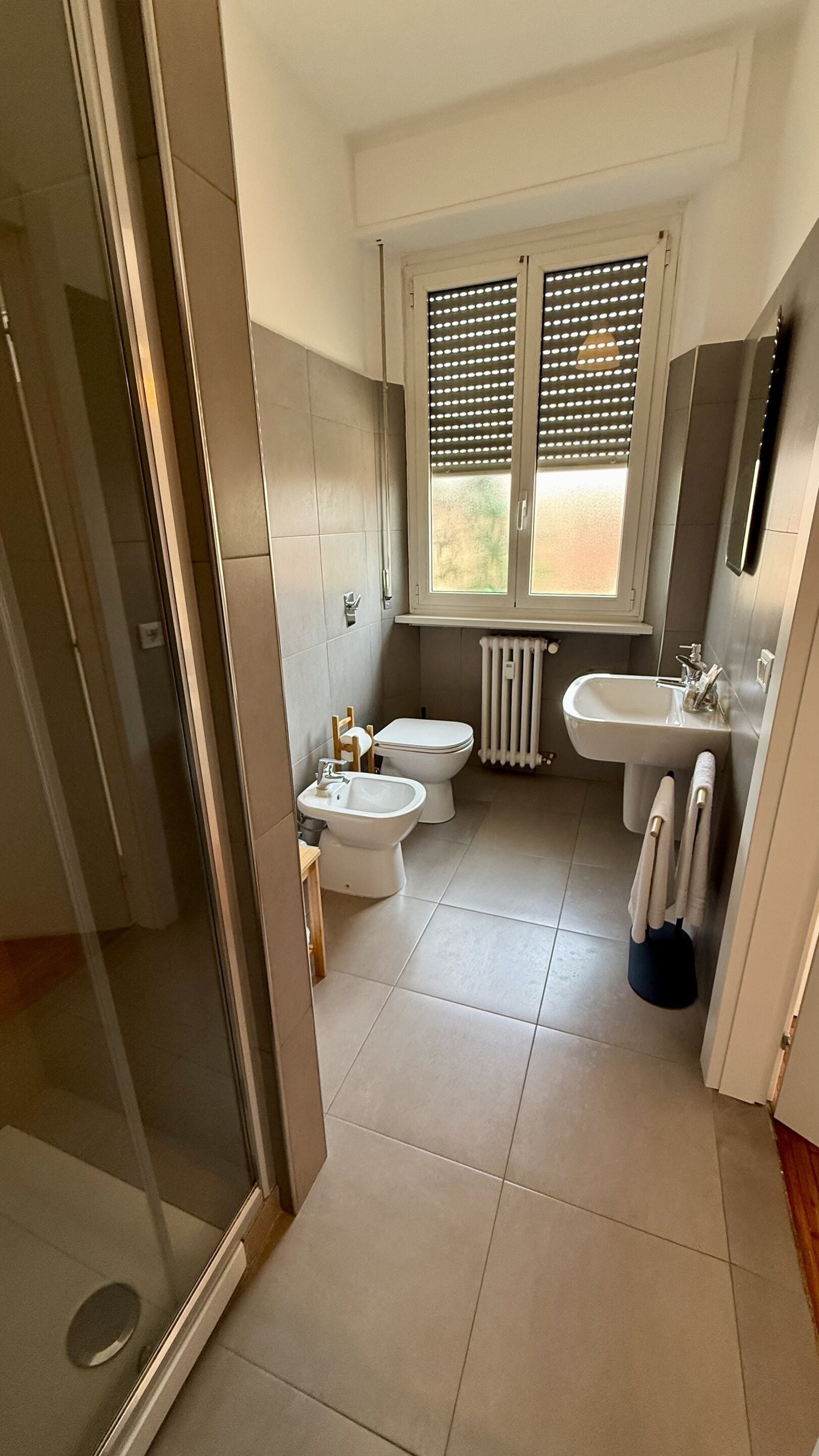 Superior-Doppelzimmer, mit Bad, Stadtblick | Badezimmer