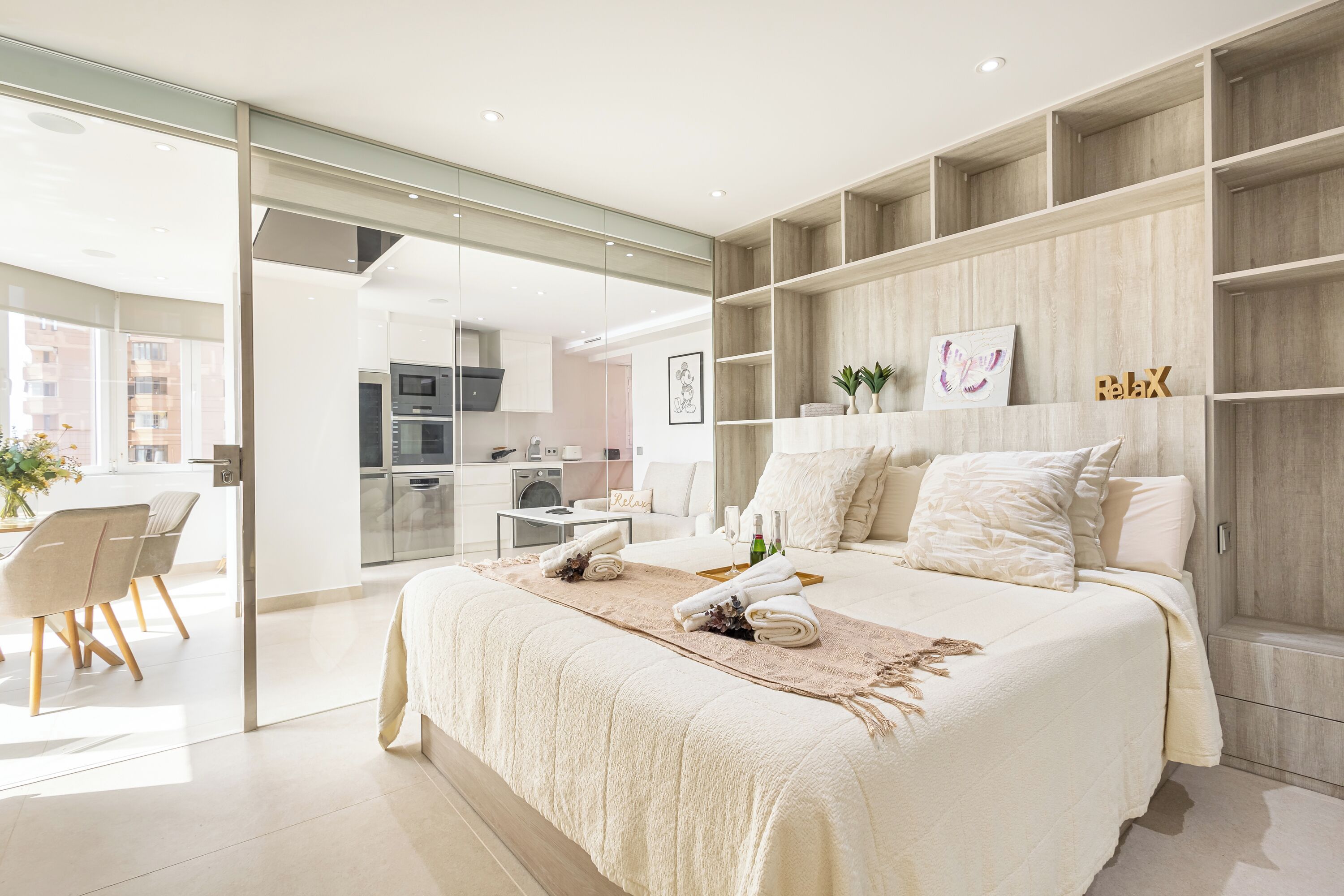 Appartement luxueux, plusieurs chambres, face à la mer (La Joyita De Las Palmeras) | 1 chambre, fer et planche à repasser, accès au Wi-Fi (inclus)