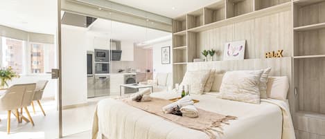 Appartement luxueux, plusieurs chambres, face Ă la mer (La Joyita De Las Palmeras) | 1 chambre, fer et planche Ă repasser, accĂšs au Wi-Fi (inclus)