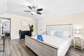 2 soverom, skrivebord, strykejern/-brett og wi-fi (inkludert)