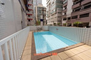 Pool - Apartamento na Praia do Forte com vista mar (Praia Grande)
