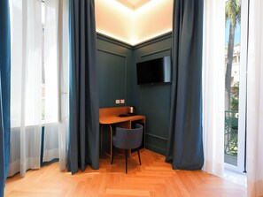 Deluxe Double Room, Balcony, Garden View | In-room safe, desk, free WiFi