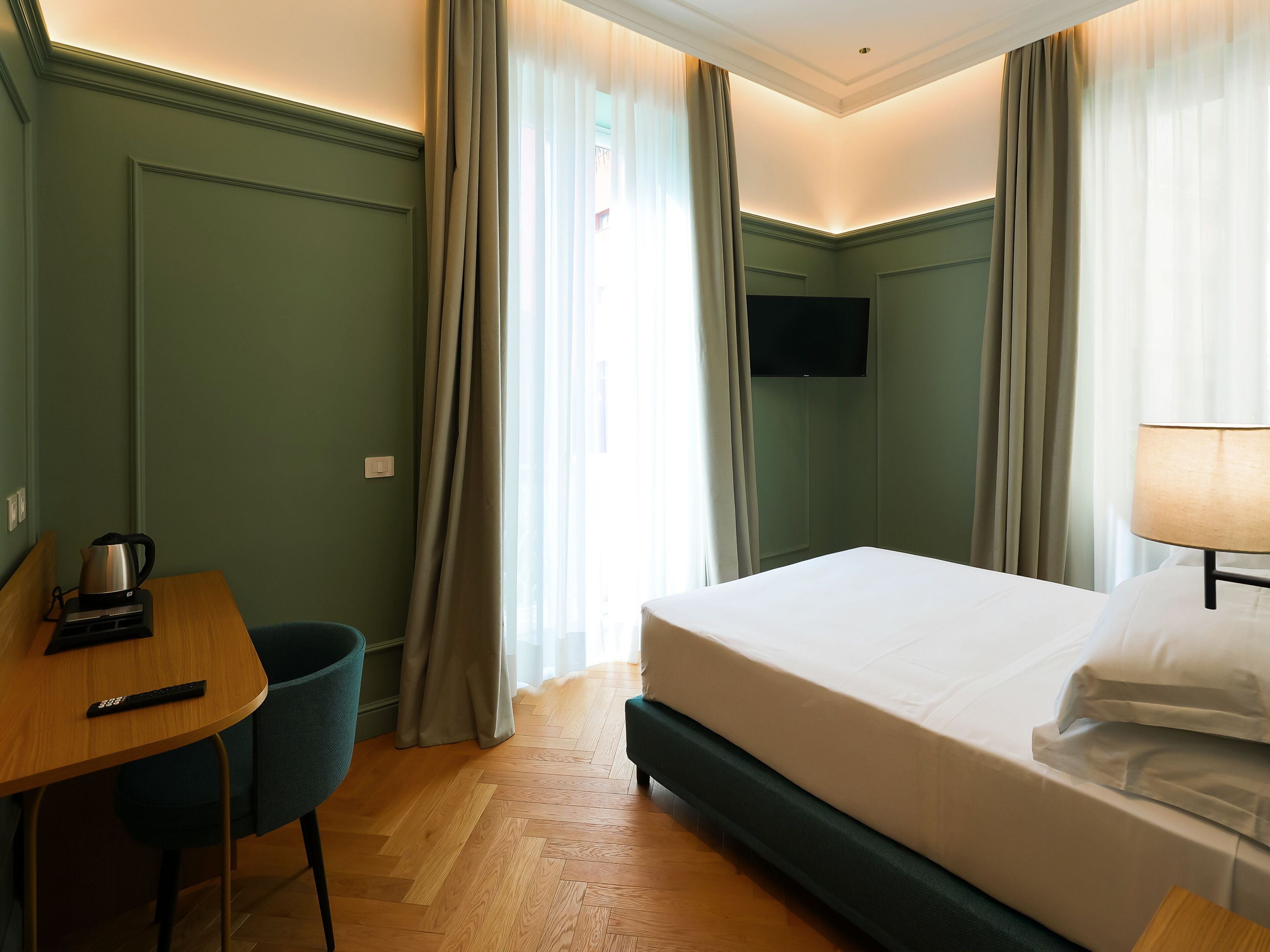 Superior Double Room, Balcony, Garden View | In-room safe, desk, free WiFi