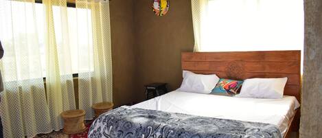 Premium bedding, memory foam beds, individually decorated