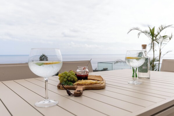 Villa Deluxe - privat pool - havsutsikt | Terrass/Patio