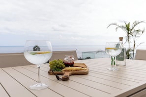 Deluxe Villa, Private Pool, Sea View | Terrace/patio