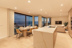 디럭스 빌라, 전용 수영장, 바다 전망 | 전용 주방 | 대용량 냉장고, 전자레인지, 오븐, 식기 세척기