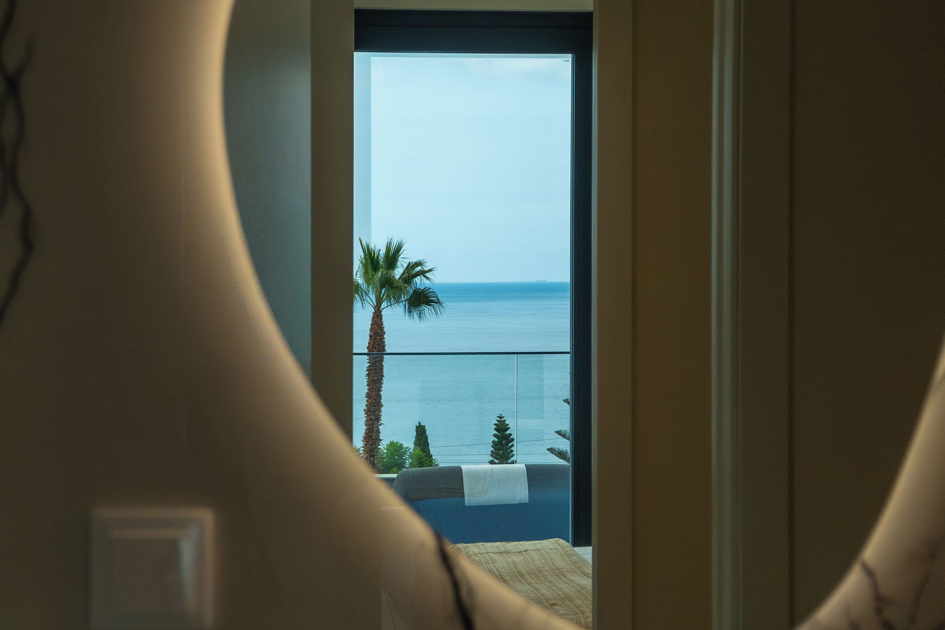 Deluxe Villa, Private Pool, Sea View | Bathroom | Shower, hair dryer, bathrobes, towels