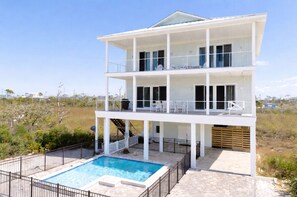 Exterior - Secluded Dunes gulf view with elevator, private pool, VayK Gear (Port St Joe)