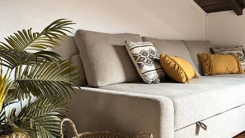 Televisie en een open haard