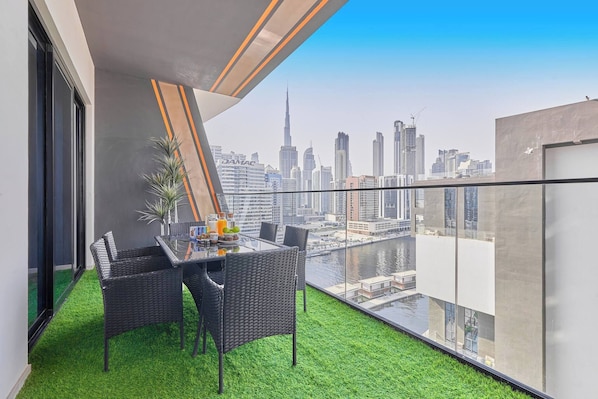 Apartment, 1 Schlafzimmer, barrierefrei, Raucher | Balkon