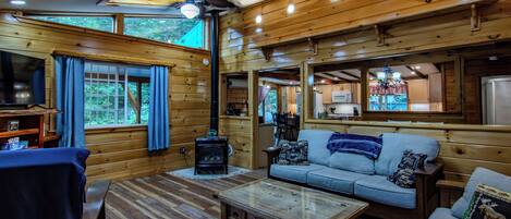 تلفزيون ذكي، مدفأة، كُتُب