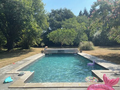 Chambre du Jardin, bed and breakfast - family room, sleeping 1-4