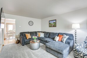 Apartment (2 Bedrooms) | Interior - Townhome w/ Patio: 1 Mi to Clearfield Riverwalk (Clearfield)