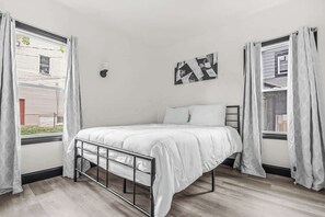 4 bedrooms, iron/ironing board, travel crib, WiFi