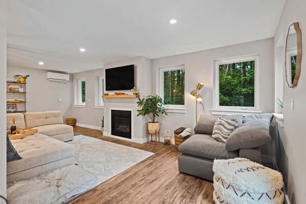 House (3 Bedrooms) | Front of property - Modern Gem on 15 Acres, 5 Mi to Old Orchard Beach! (Saco)