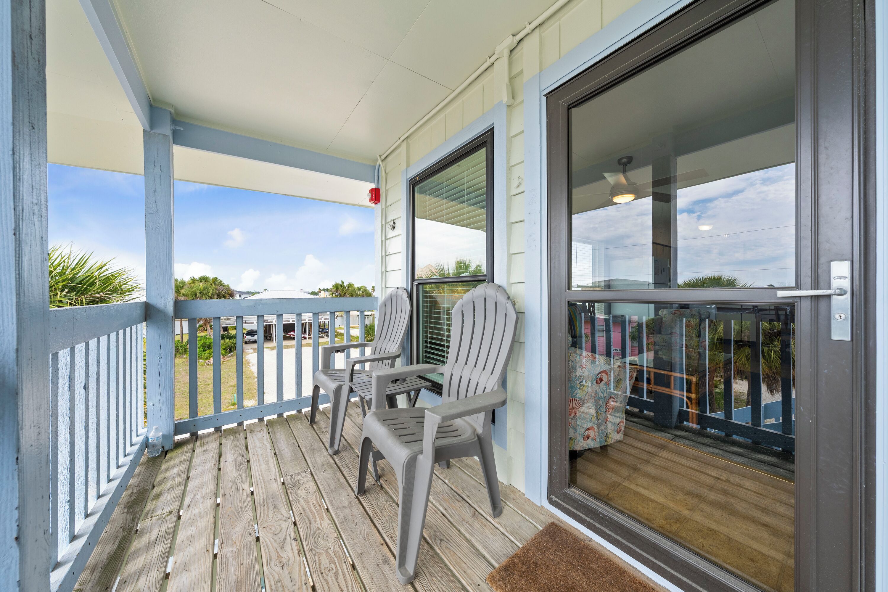Appart'hôtel Confort, 2 chambres, vue jardin | Balcon