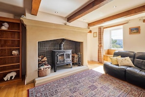 TV, fireplace, DVD player, books - Host & Stay | Edge Farm (Lofthouse)