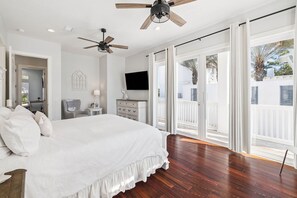 4 slaapkamers, een strijkplank/strijkijzer, wifi, beddengoed