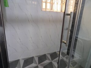 Towels, soap, toilet paper