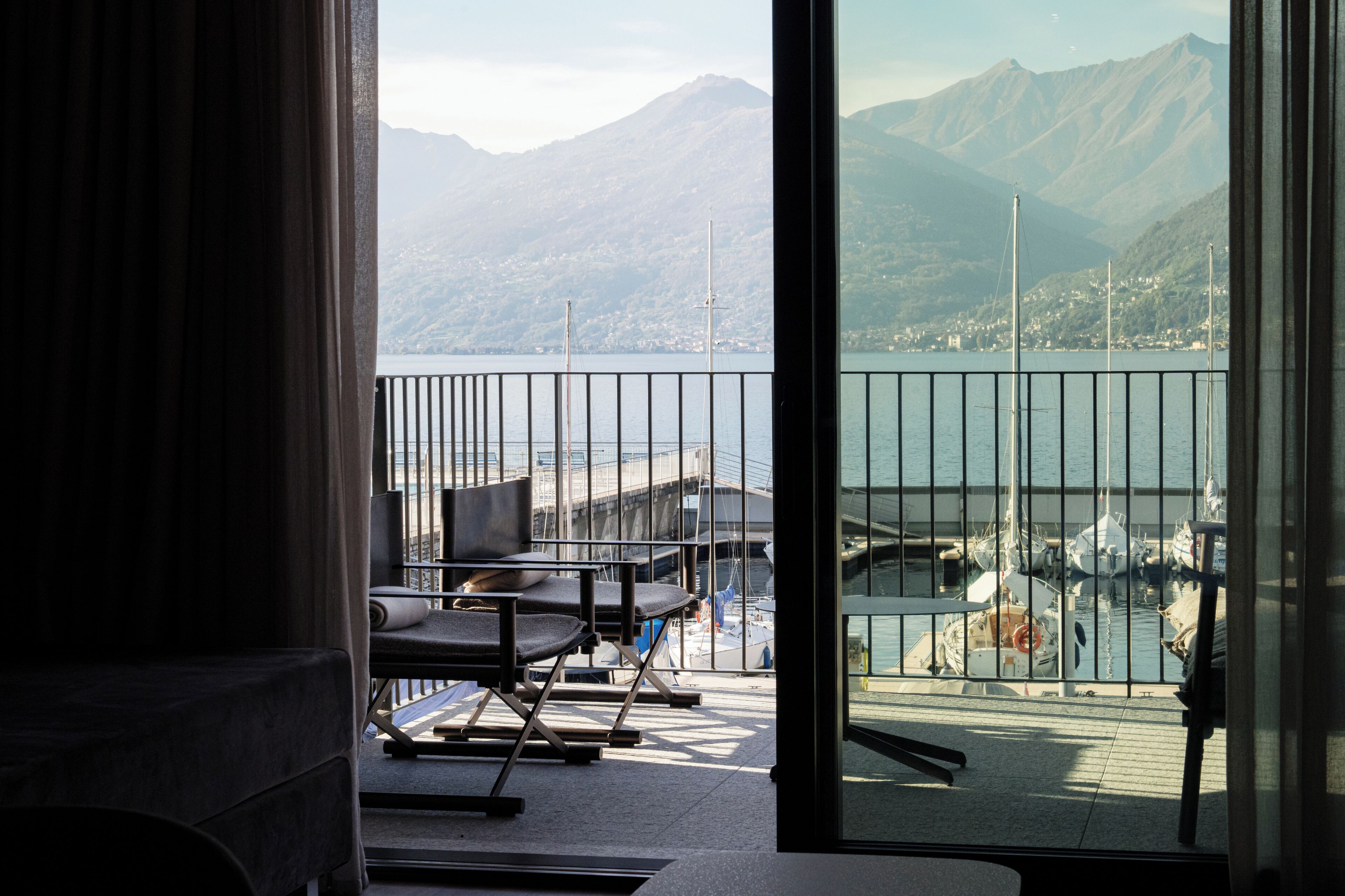 Blick von der Unterkunft