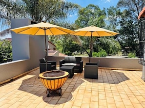 Casa, 2 habitaciones, accesible para personas con discapacidad, balcón | Terraza o patio