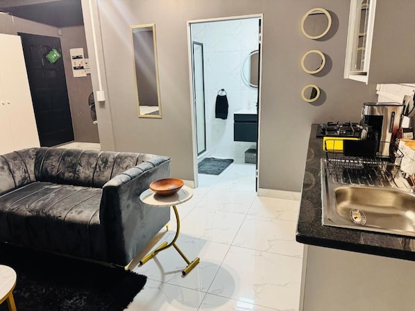 Appartement, 1 chambre, fumeur, patio | Intérieur