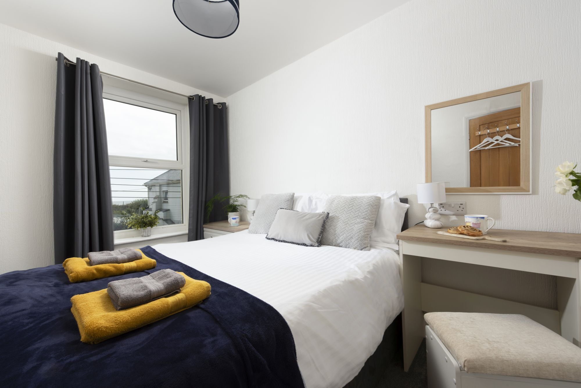 3 soverom, strykejern/-brett, reiseseng for barn og wi-fi (inkludert)