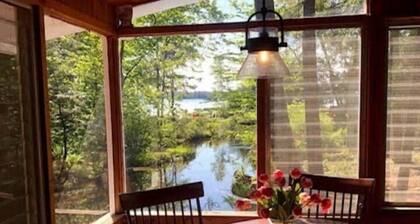 Meredith streamside cottage next to beach