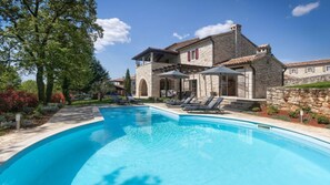 Pool - Villa White house B Istria by Villas Guide (Muntrilj)