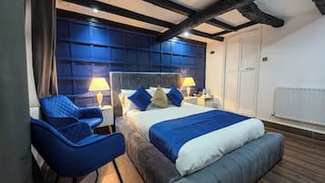 Deluxe Double Room | Blackout drapes, iron/ironing board, free WiFi, bed sheets