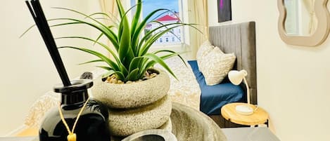 1 室のベッドルーム、ベッドシーツ