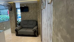 Sitteområde i lobbyen