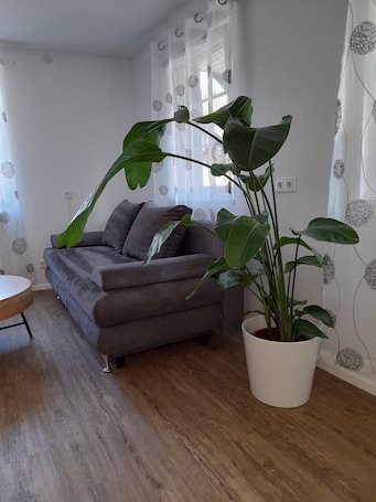 TV. Apartment 'Alte Schmiede' with Private Terrace, Shared Garden and Wi-Fi